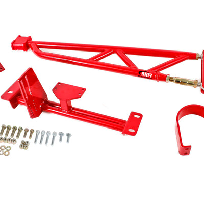 BMR 93-02 F-Body w/ DSL Torque Arm Tunnel Mount (For Stock Exhaust) - Red