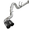 aFe Power 11-14 Ford F250/F350 6.7L Diesel Rebel XD 4in 409 SS DPF-Back Exhaust System - Black Tips