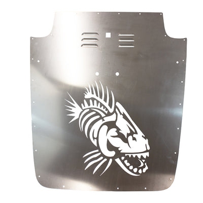 Fishbone Offroad 97-02 Jeep Wrangler TJ Hood Louver Raw Unpainted