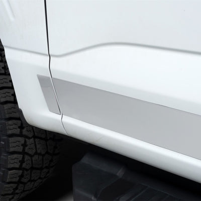 Putco 2021 Ford F-150 Super Cab 6.5ft Short Box Stainless Steel Rocker Panels (4.25in Tall 12pcs)