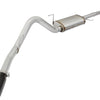 aFe MACHForce XP Exhaust 3in-3.5in SS Single Side Exit CB w/ Black Tips 15 Ford F150 V8 5.0L CC/SB