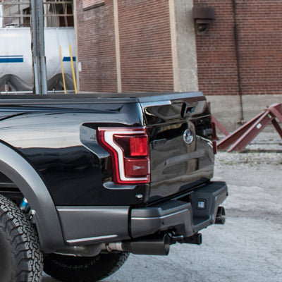 Corsa 2017-2020 Ford F-150 Raptor 3in Inlet / 5in Outlet Black Cerakote Tip Kit (For Corsa Exh Only)