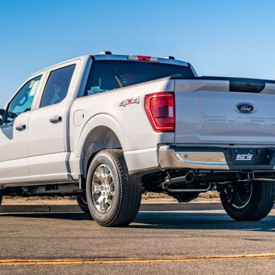 Borla F-150 2021 3.3L CC SB EC STB XL/XLT/Lariat/KR/Plnm/LTD 3/2.25 SRE Cat-Back ATAK Black CHR Tips