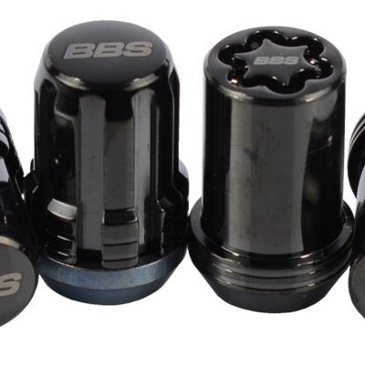 BBS McGard Lug Nut Set 12x1.5 Black - w/Locks