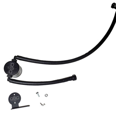 J&L 20-25 Chevrolet Corvette 6.2L LT2 Targa Top Passenger Side Oil Separator 3.0 - Black Anodize