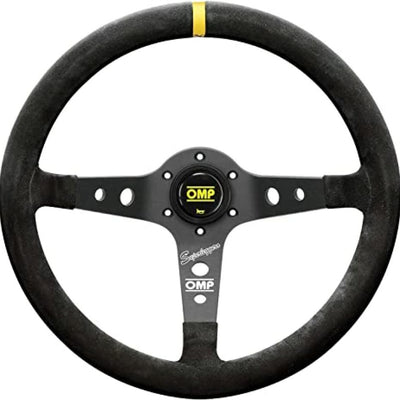 OMP Corsica SuperleggeroSuede Leather 350mm Diameter Steering Wheel Black