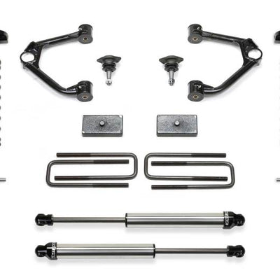 Fabtech 19-21 GM C/K1500 P/U Diesel 3in Budget Sys w/Dl 2.5 & 2.25