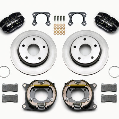 Wilwood Dynapro Lug Mount P/S Park Brake Kit Big Ford 2.00in Off Bronco 5 x 5.50