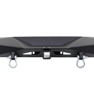 Fishbone Offroad 07-18 Jeep Wrangler Rubicon Steel Rear/Front Bumper W/Stinger - Blk Txtrd Pwdercoat