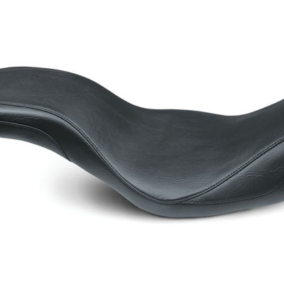 Mustang 06-17 Harley Dyna Super Tripper 1PC Seat - Black