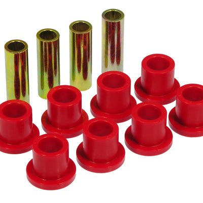 Prothane 73-79 Ford F250 Crew Cab / F350 Rear Spring & Shackle Bushings - Red
