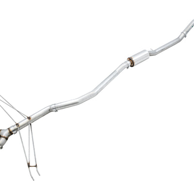 AWE Tuning 2016+ Honda Civic Si Track Edition Exhaust w/Front Pipe & Dual Chrome Silver Tips