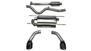 Corsa 2012-2025 Scion FRS / Subaru BRZ Black Tip Sport Cat-Back Exhaust
