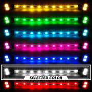 XK Glow Single Color XKGLOW UnderglowLED Accent Light Car/Truck Kit White - 4x8In