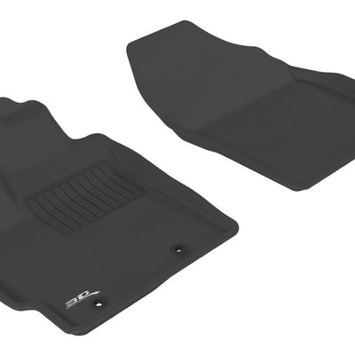 3D MAXpider 2010-2011 Toyota Prius Kagu 1st Row Floormat - Black