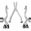 Corsa 1997-2004 Chevrolet Corvette C5 Z06 5.7L V8 Black Xtreme Cat-Back + XO Exhaust
