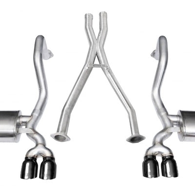 Corsa 1997-2004 Chevrolet Corvette C5 Z06 5.7L V8 Black Xtreme Cat-Back + XO Exhaust