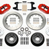 Wilwood Narrow Superlite 6R Front Hub Kit 14.00in Red 74-80 Pinto/Mustang II Disc Spindle only
