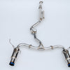 Invidia 2022+ Subaru WRX N1 Twin Outlet Single Layer Tip Cat-Back Exhaust