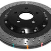 DBA 15-20 Ford Mustang GT (w/Performance Package) Rear 5000 Series Drilled Rotor w/Black Hat