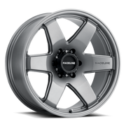 Raceline 942GS Addict 16x8in / 6x139.7 BP / 0mm Offset / 106.1mm Bore - Greystone Wheel