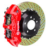 Brembo 97-04 Corvette C5 Front GT BBK 6 Piston Cast 380x32 2pc Rotor Drilled-Red