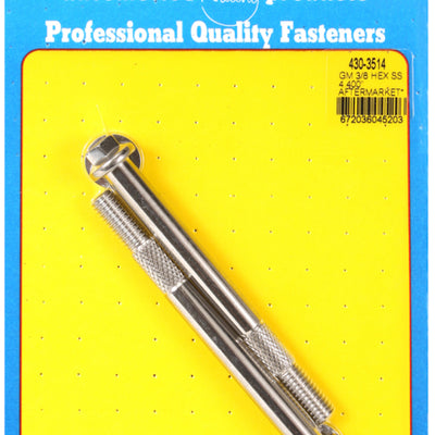 ARP GM 3/8 X 4.400in Hex SS Starter Bolt Kit