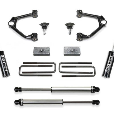 Fabtech 19-21 GM C/K1500 P/U 3in Budget Sys w/Dl 2.5 Resi & 2.25