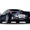 Akrapovic 10-15 Ferrari 458 Italia/458 Spyder Slip-On Line (Titanium) w/ Carbon Tips