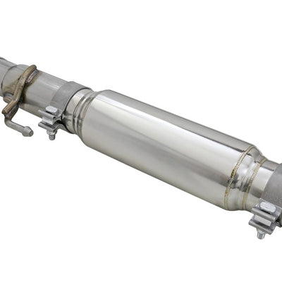 aFe Takeda 3in 304 Stainless Steel Mid-Pipe 17-18 Hyundai Elantra Sport I4 1.6L (t)