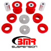 BMR 15-17 S550 Mustang Rear Cradle Bushing Kit (Polyurethane) - Red