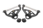 BMR 78-87 GM G-Body Non-Adjustable Upper A-Arms Delrin 0.5in Tall Ball Joint - Black Hammertone
