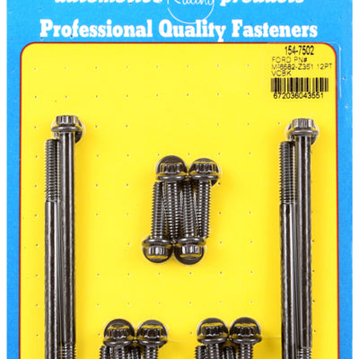 ARP Small Block Ford Valve Cover 12pt Bolt Kit (For P/N M-6582-Z351)