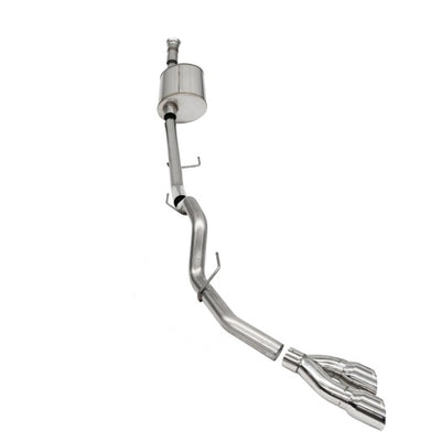 Corsa 2021-2025 Ford F-150 SuperCab/6.5in Bed 5.0L V8 Sport Cat-Back Single Side Exit-Polished