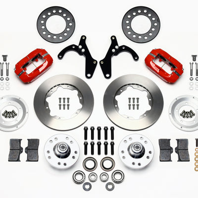 Wilwood Forged Dynalite Front Kit 11.00in Red 55-57 Chevy