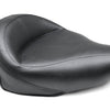 Mustang 04-21 Harley Sportster 3.3 GAL Wide Touring Solo Seat - Black