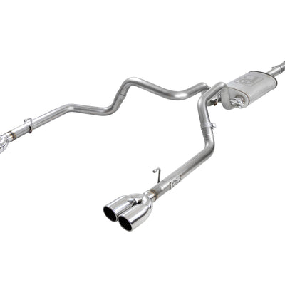 aFe Vulcan Series 3in-2-1/2in 304 SS Cat-Back 2019 GM Silverado 1500 V8-5.3L w/ Polished Tips