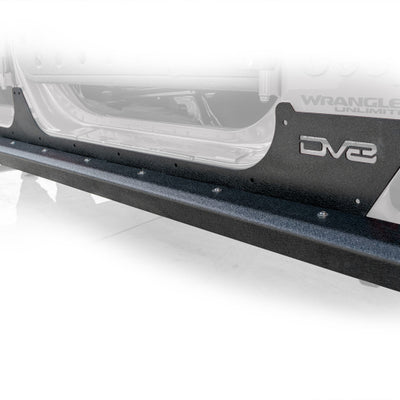 DV8 Offroad 2007-2018 Jeep Wrangler JK (4-door) Frame Mounted Sliders