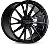 Vossen HF-4T 20x9 / 5x120 / ET35 / Flat Face / 72.56 - Tinted Gloss Black - Left Wheel