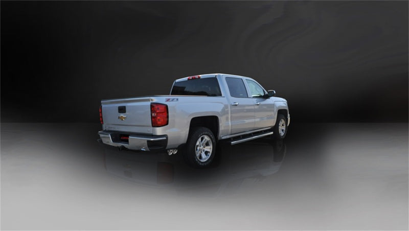 Corsa 14-19 GMC Sierra/Chevy Silv 1500 Crew Cab/Std. Bed 5.3L V8 Polished  Single Side