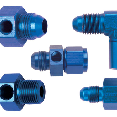 Fragola Inline Gauge Adapter -10AN Male x -10AN Fem
