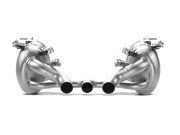 Akrapovic 10-15 Ferrari 458 Italia/458 Spyder Slip-On Line (Titanium) w/ Carbon Tips
