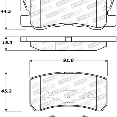 StopTech Street Brake Pads