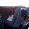 Rampage 2004-2006 Jeep Wrangler(TJ) LJ Unlimited Frameless Soft Top Kit - Black Diamond