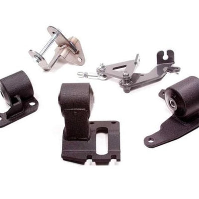 Innovative 90-93 Integra H-Series Black Steel Mounts 95A Bushings