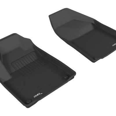 3D MAXpider 2015-2020 Jeep Cherokee Kagu 1st Row Floormat - Black