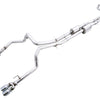 AWE Tuning 4th Gen GM 1500 6.2L 0FG Catback Split Rear Exit (w/ Bumper Cutouts) - Quad Chrome Tips