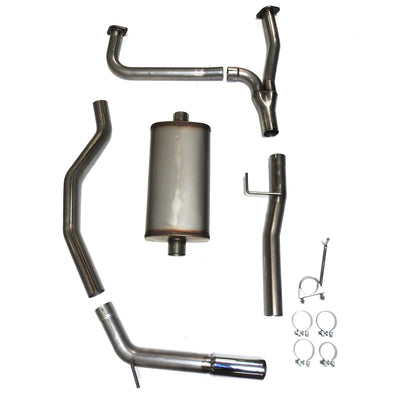 JBA 16-20 Nissan Titan XD (Excl Long Bed) 5.6L 409SS Single Rear Exit Cat-Back Exhaust