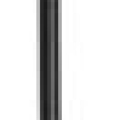 Fragola -3AN Black Covered Assembly Straight x Straight 20in