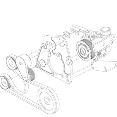 KraftWerks Acura/Honda B-Series Race Supercharger Kit (C30-94)
